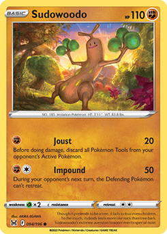 Sudowoodo — Lost Origin