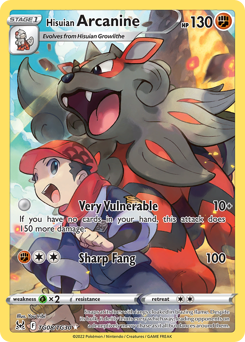 Hisuian Arcanine — Lost Origin Trainer Gallery