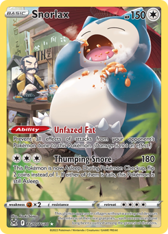 Snorlax — Lost Origin Trainer Gallery