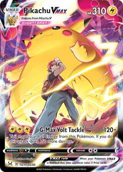 Pikachu VMAX — Lost Origin Trainer Gallery
