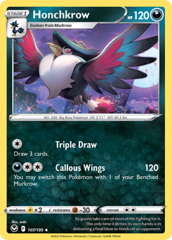Honchkrow — Silver Tempest
