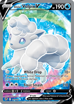 Alolan Vulpix V — Silver Tempest