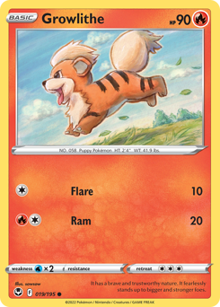 Growlithe — Silver Tempest