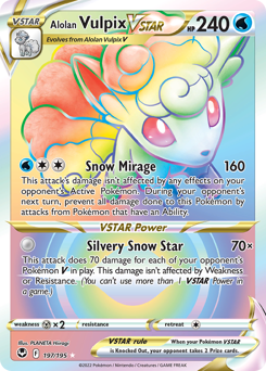 Alolan Vulpix VSTAR — Silver Tempest