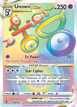 Unown VSTAR — Silver Tempest