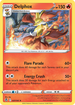 Delphox — Silver Tempest