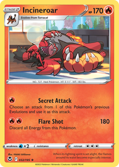 Incineroar — Silver Tempest