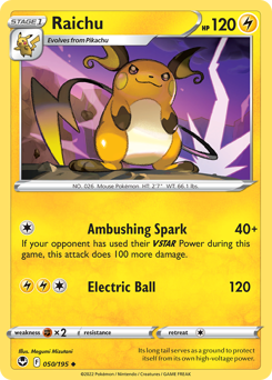 Raichu — Silver Tempest
