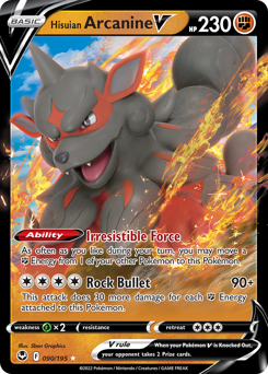 Hisuian Arcanine V — Silver Tempest