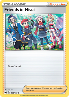 Friends in Hisui — Crown Zenith