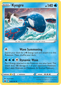 Kyogre — Crown Zenith