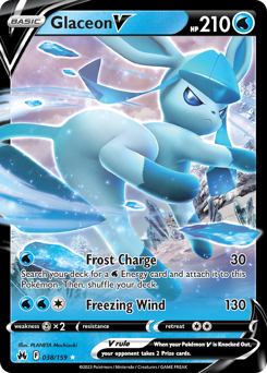 Glaceon V — Crown Zenith