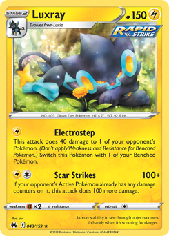Luxray — Crown Zenith