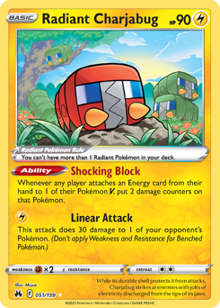Radiant Charjabug — Crown Zenith