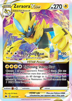 Zeraora VSTAR — Crown Zenith