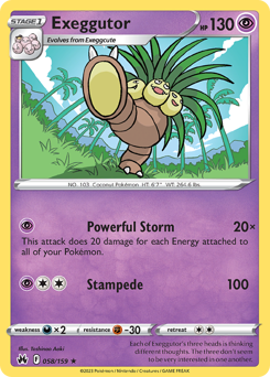 Exeggutor — Crown Zenith