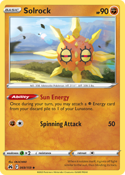Solrock — Crown Zenith
