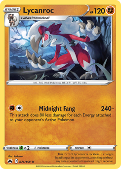 Lycanroc — Crown Zenith