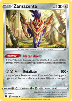 Zamazenta — Crown Zenith