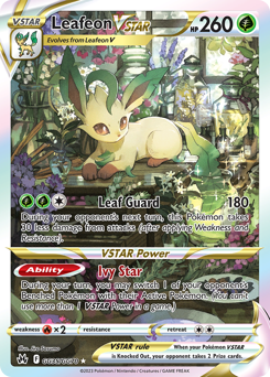 Leafeon VSTAR — Crown Zenith Galarian Gallery