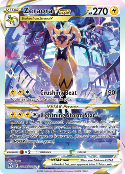 Zeraora VSTAR — Crown Zenith Galarian Gallery