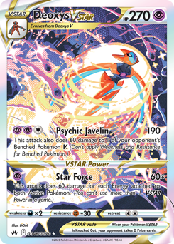 Deoxys VSTAR — Crown Zenith Galarian Gallery