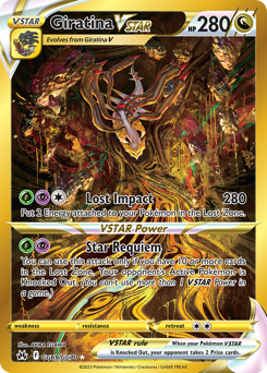Giratina VSTAR — Crown Zenith Galarian Gallery