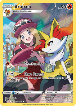 Braixen — Silver Tempest Trainer Gallery