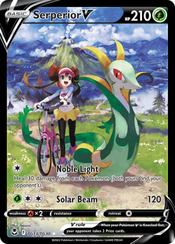 Serperior V — Silver Tempest Trainer Gallery