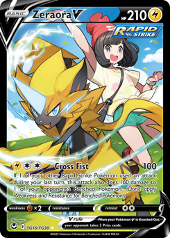Zeraora V — Silver Tempest Trainer Gallery
