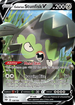 Galarian Stunfisk V — Darkness Ablaze