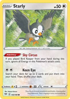 Starly — Darkness Ablaze