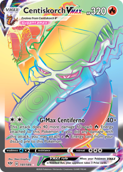 Centiskorch VMAX — Darkness Ablaze