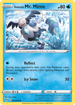 Galarian Mr. Mime — Darkness Ablaze