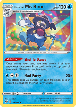 Galarian Mr. Rime — Darkness Ablaze