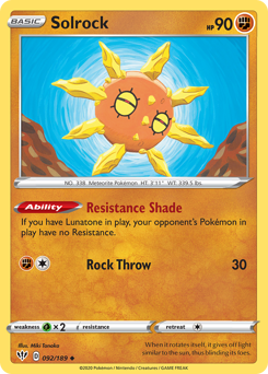Solrock — Darkness Ablaze