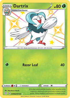 Dartrix — Shining Fates Shiny Vault