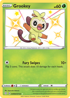 Grookey — Shining Fates Shiny Vault