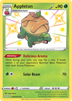 Appletun — Shining Fates Shiny Vault