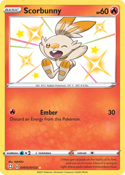 Scorbunny — Shining Fates Shiny Vault