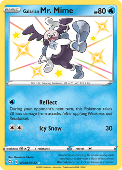 Galarian Mr. Mime — Shining Fates Shiny Vault