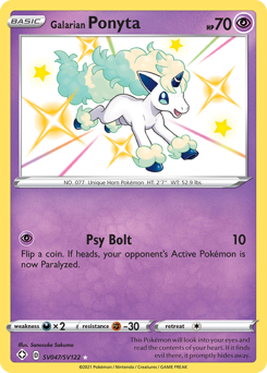 Galarian Ponyta — Shining Fates Shiny Vault