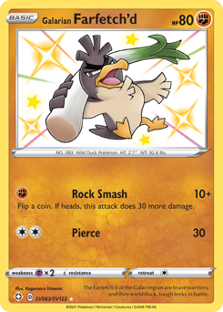 Galarian Farfetch'd — Shining Fates Shiny Vault
