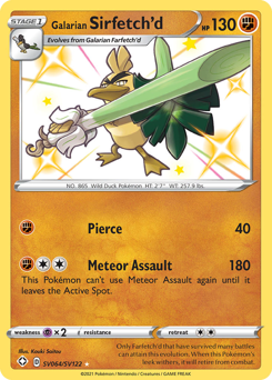 Galarian Sirfetch'd — Shining Fates Shiny Vault