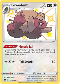 Greedent — Shining Fates Shiny Vault