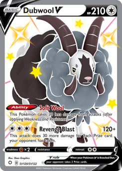 Dubwool V — Shining Fates Shiny Vault