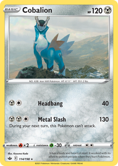 Cobalion — Chilling Reign
