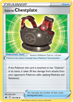 Galarian Chestplate — Chilling Reign