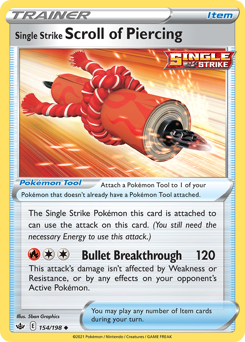 Single Strike Scroll of Piercing — Chilling Reign