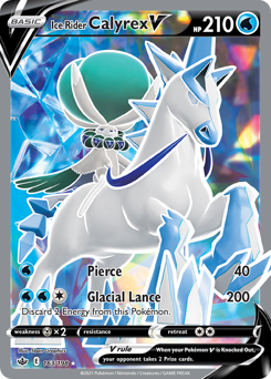 Ice Rider Calyrex V — Chilling Reign